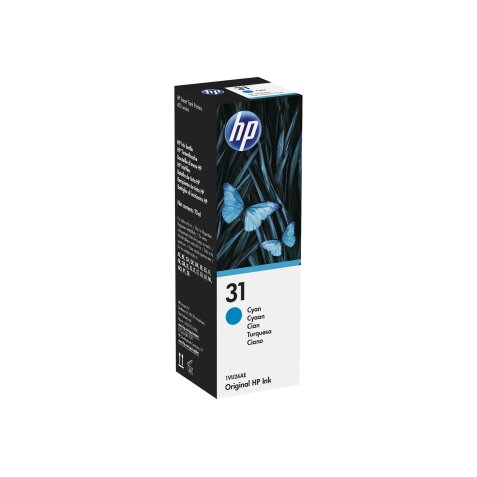 HP 31 70-ml Cyan Original Ink Bottle Originale