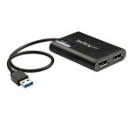 StarTech.com Adaptateur USB 3.0 vers double DisplayPort 4K 60 Hz