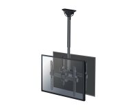 Neomounts NM-C440DBLACK Support de plafond pour double écran 32-60" - h56-91 cm