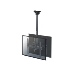 Neomounts NM-C440DBLACK Support de plafond pour double écran 32-60" - h56-91 cm