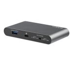 StarTech.com Dock USB-C à double affichage Displayport 4K - Mini Station d'Accueil - Power Delivery Passthrough 100 W - GbE - Hub USB-A 2 Ports - Adaptateur Multiport USB Type C - Câble 1m