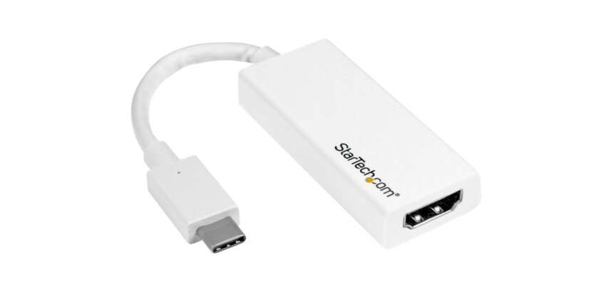 StarTech.com Adaptateur USB-C vers HDMI - 4K 60 Hz - Blanc