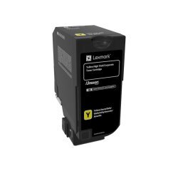 Lexmark - High Yield - yellow - original - toner cartridge - LCCP, Lexmark Corporate