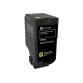 Lexmark - High Yield - yellow - original - toner cartridge - LCCP, Lexmark Corporate