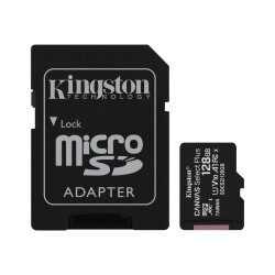 Kingston Technology Canvas Select Carte micSDXC Plus 100R A1 C10 de 128 Go + ADP