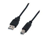 MCL MC922ABE-3M/N câble USB USB 2.0 2 m USB A USB B Noir