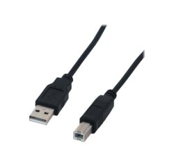 MCL MC922ABE-3M/N câble USB USB 2.0 2 m USB A USB B Noir