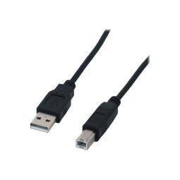 MCL MC922ABE-3M/N câble USB USB 2.0 2 m USB A Mini-USB B Noir