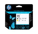 HP printkop 72, 130ml, OEM C9384A, zwart mat-geel