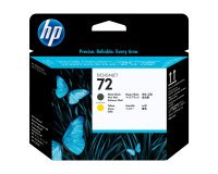 HP 72 - yellow, matte black - printhead