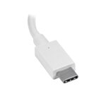 StarTech.com Adaptateur vidéo USB-C vers HDMI - M/F - Ultra HD 4K - Blanc