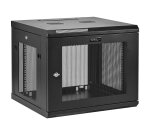 StarTech.com Armoire Réseau Murale 9U à 4 Montants avec Étagère 1U, Armoire Serveur Murale 19" pour Données / AV / Électronique / Équipement IT, Petite Armoire Rack Ventilée