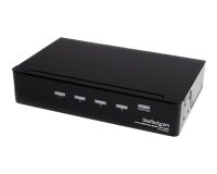 StarTech.com Répartiteur vidéo et amplificateur de signal HDMI haute vitesse à 4 ports avec audio