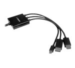 StarTech.com Câble adaptateur HDMI, DisplayPort ou Mini DisplayPort vers HDMI de 2 m - Noir