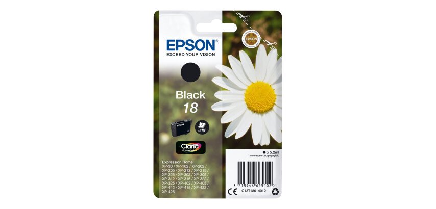 Epson Daisy Encre noire Claria Home Pâquerette 18