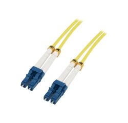 MCL 10m LC/LC OS2 câble InfiniBand et à fibres optiques Jaune