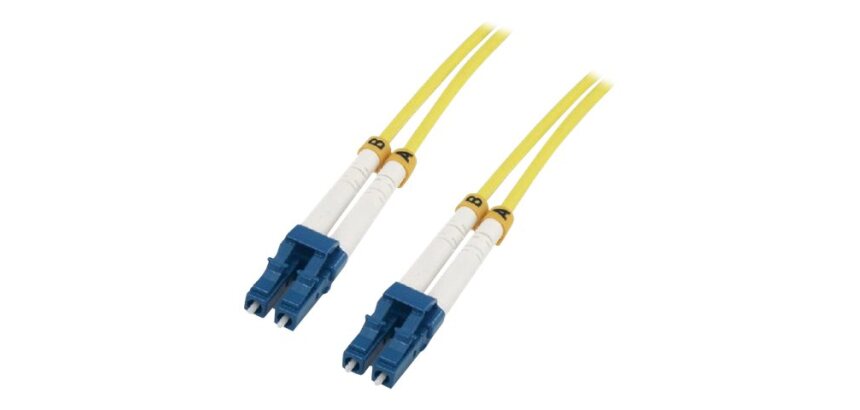 MCL 10m LC/LC OS2 câble InfiniBand et à fibres optiques Jaune