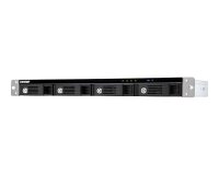 QNAP TR-004U Boîtier de disques de stockage Boîtier disque dur/SSD Noir, Gris 2.5/3.5"