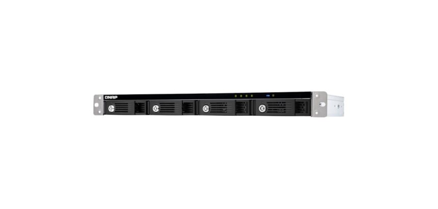 QNAP TR-004U Boîtier de disques de stockage Boîtier disque dur/SSD Noir, Gris 2.5/3.5"