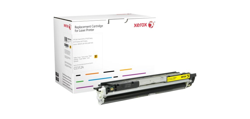 Toner remanufacturé Jaune Everyday™ de Xerox compatible avec HP 126A (CE312A), Capacité standard