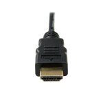 StarTech.com Câble Micro HDMI vers HDMI avec Ethernet 50cm - Vidéo 4K 30Hz - Câble Adaptateur/Convertisseur Micro HDMI Haute Vitesse Type-D vers HDMI 1.4 - Écrans/TV/Affichages UHD HDMI - M/M