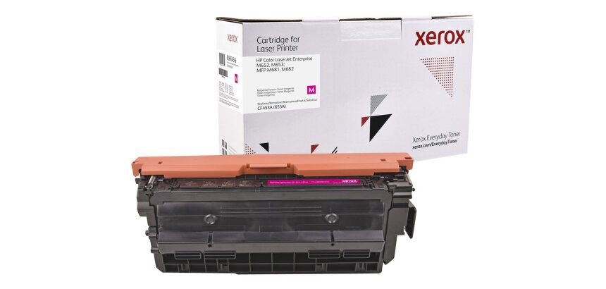 Toner remanufacturé Magenta Everyday™ de Xerox compatible avec HP 655A (CF453A), Capacité standard