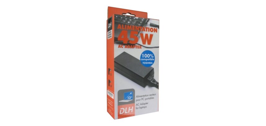DLH Alimentation secteur 45W Fujitsu / Toshiba / Dynabook 100% compatible (sauf USB-C)