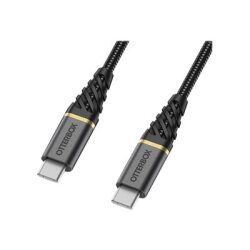 OtterBox Premium Cable USB C-C 2M USB-PD, noir