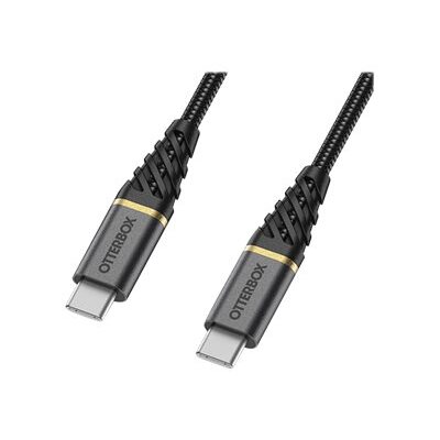 OtterBox Premium Cable USB C-C 2M USB-PD, noir