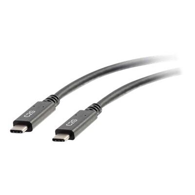 C2G 0.9m (3ft) USB C Cable - USB 3.1 (3A) - M/M USB Type C Cable - Black - USB Typ-C-Kabel - 90 cm