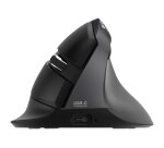 Urban Factory ERGO PRO - souris - vertical - 2.4 GHz, Bluetooth 5.0 - noir-droitier