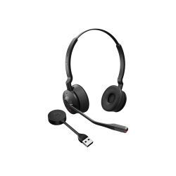 Jabra Engage 55 Casque Sans fil Arceau Bureau/Centre d'appels Noir, Titane