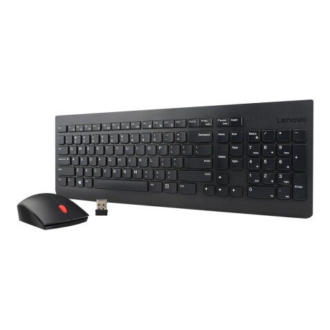 Lenovo 4X30M39490 clavier Souris incluse Universel RF sans fil Espagnole Noir