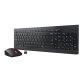 Lenovo 4X30M39490 clavier Souris incluse Universel RF sans fil Espagnole Noir