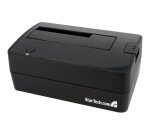 StarTech.com Station d'Accueil pour Disque Dur USB 3.0 à SATA à Baie Unique, Dock pour HDD USB 3.0 (5 Gbps), Docking Station pour HDD/SSD Externe 2,5/3,5" SATA I/II/III - Chargement par le Haut