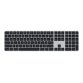 Apple Magic Keyboard clavier Universel USB + Bluetooth QWERTY Anglais américain Argent, Noir