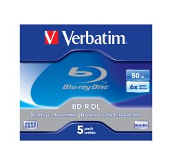 Verbatim - BD-R DL x 5 - 50 GB - storage media