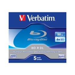 Verbatim - BD-R DL x 5 - 50 GB - opslagmedia