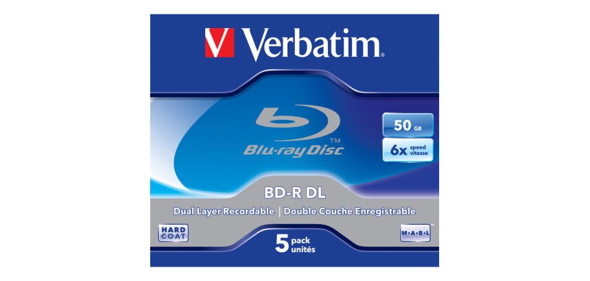 Verbatim - BD-R DL x 5 - 50 Go - support de stockage