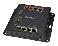 StarTech.com Switch Gigabit Ethernet géré à 8 ports (4 PoE+) - Fixation murale et accès en façade