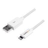Câble Lightning vers USB pour iPhone, iPod, iPad blanc 3 m - StarTech.com
