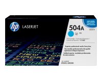 HP 504A toner LaserJet cyan authentique