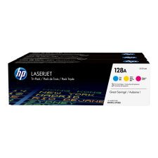 HP 128A - 3 - geel, cyaan, magenta - origineel - LaserJet - tonercartridge (CF371AM)