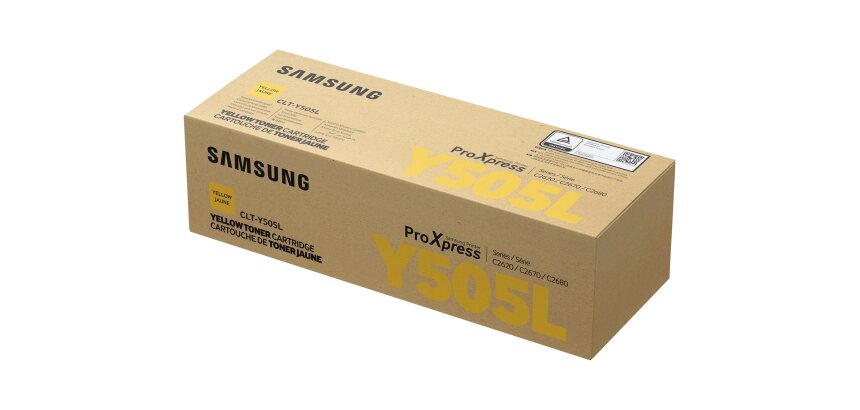 Samsung CLT-Y505L - à rendement élevé - jaune - original - cartouche de toner (SU512A)