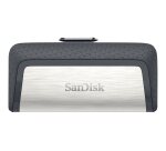 SanDisk Ultra Dual Drive USB Type-C lecteur USB flash 64 Go USB Type-A / USB Type-C 3.2 Gen 1 (3.1 Gen 1) Noir, Argent