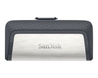 SanDisk 173338 lecteur USB flash 64 Go USB Type-A / USB Type-C Noir, Argent