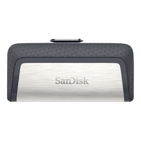 SanDisk Ultra Dual Drive USB Type-C lecteur USB flash 64 Go USB Type-A / USB Type-C 3.2 Gen 1 (3.1 Gen 1) Noir, Argent