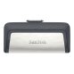 SanDisk Ultra Dual Drive USB Type-C lecteur USB flash 64 Go USB Type-A / USB Type-C 3.2 Gen 1 (3.1 Gen 1) Noir, Argent