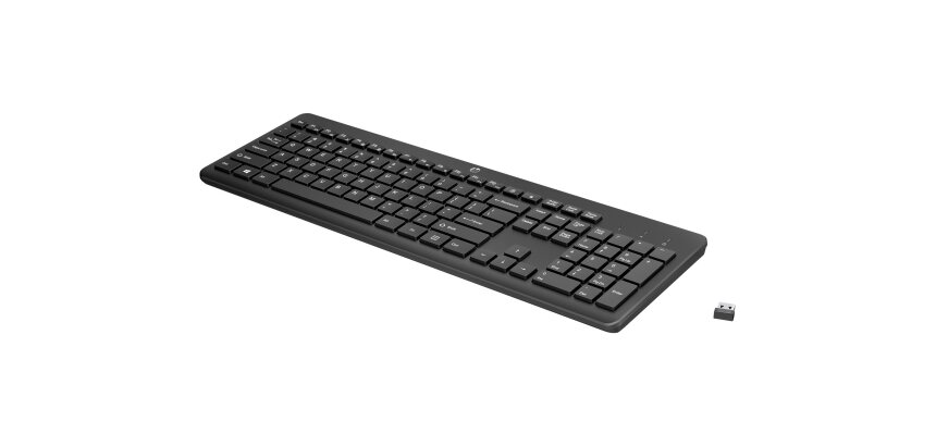 HP 230 BLK WL KBD clavier Universel RF sans fil Noir