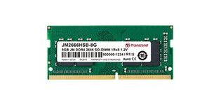 Transcend JM2666HSB-8G module de mémoire 8 Go 1 x 8 Go DDR4 260-pin SO-DIMM
